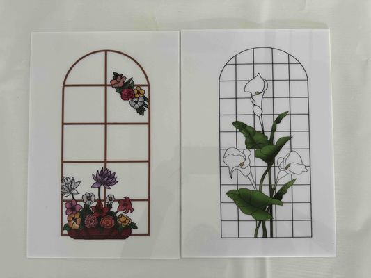 Белые листы полистирола, адаптированные для Мексики, с декоративной ламинацией из полистирола с цветовым отпечатком, используемые в упаковке и изоляции