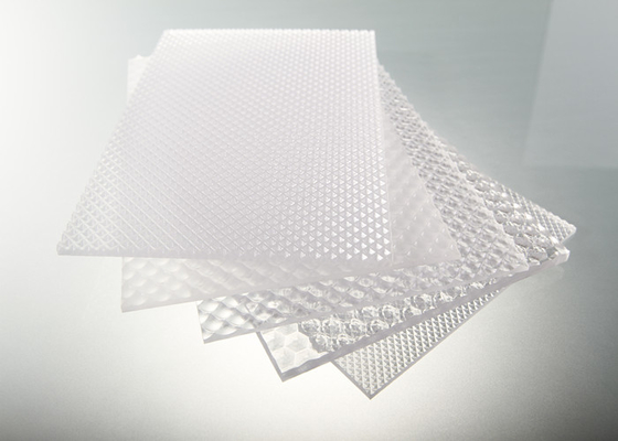 Embossed Polycarbonate Solid Sheet Impact Resistant 2mm~12mm Thickness