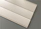 Three Circular Arc Pvc Wall Panels White Laminate Design 8mm Thickness