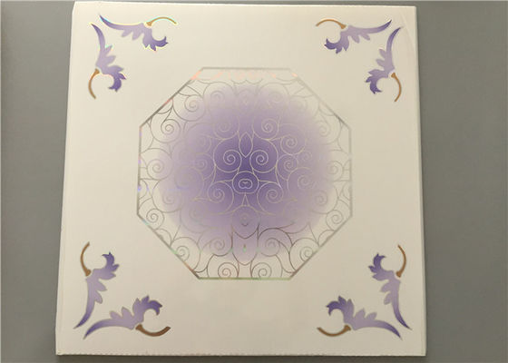 595*595мм потолочная доска экологически чистые современные подвесные потолочные плитки для парковочных парков / гаражей / ванных комнат