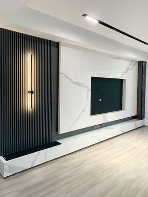 Простая установка наружной стеновой панели из ДПК 2,9 м/3 м/Индивидуальная длина с клипсами и винтами