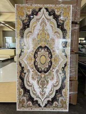 Высоко блестящая водонепроницаемая УФ-покрытая мраморная стена для внутренней стены