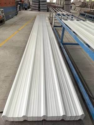 Белый карбонат кальция 1070 мм кровельная черепица из НПВХ 2 мм Высокий гребень Термоакустическая кровельная система из НПВХ Ecoroof Популярная в Латинской Америке
