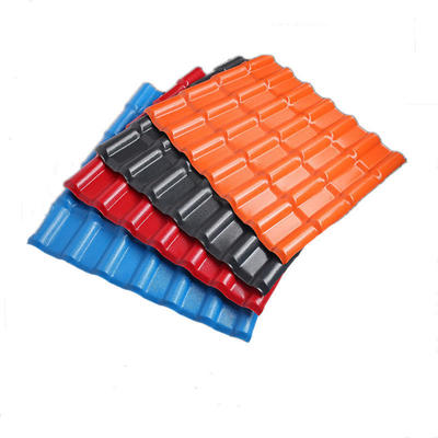 Waterproof ASA PVC roof tile Plastic UPVC roofing sheets for Shed Factory sales Spanish synthetic pvc roof panel Anti-UV and durable color roofing material