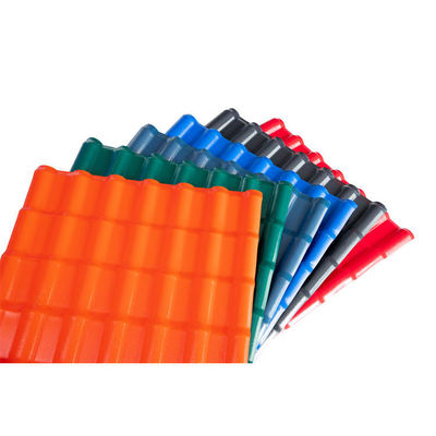 Огнеупорный наружный ПВХ противоунитральный гофрированный кровельный лист Популярные UPVC пластиковые крышные плитки Синтетические плитки с покрытием ASA