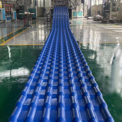 Покрытие ASA Colonial Tejas из ПВХ и УПВХ для кровли, строительный материал для наружной кровли, испанская волнистая синтетическая смоляная черепица из ПВХ