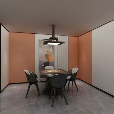 Деревянная большая ПВХ панель 8 мм 4 фута * 8 футов для внутренней отделки стен, лист из углеродного кристалла